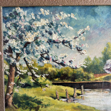 Timeless Landscape Oil Painting "Blossom Tree" Classic Artwork Holland Art Shop
