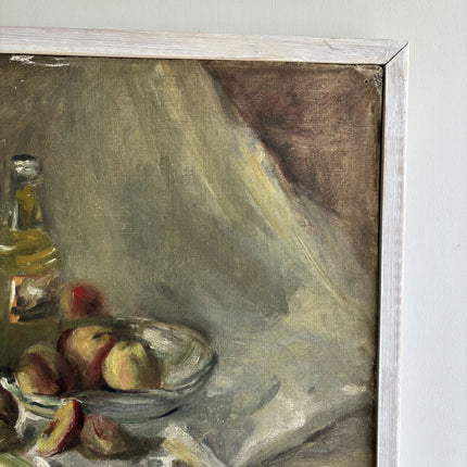 Vintage Still Life Oil Painting "Bowl Apples" Refined Artwork Holland Art Shop