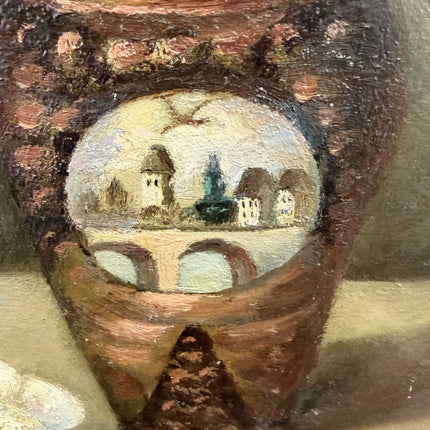 Rustic Floral Still Life Oil Painting "Decorated Vase" Timeless Artwork Holland Art Shop