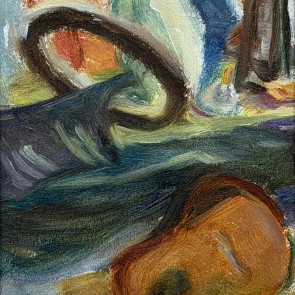 Vintage Still Life Oil Painting "Reclining Figure" Elegant Small Art Holland Art Shop