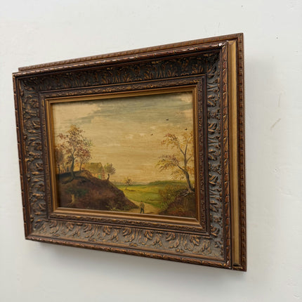 Classic Landscape Oil Painting "Framed Painting" Handcrafted Small Art Holland Art Shop
