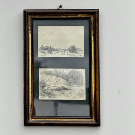 Traditional Landscape Oil Painting "Framed Sketches" Elegant Small Art Holland Art Shop