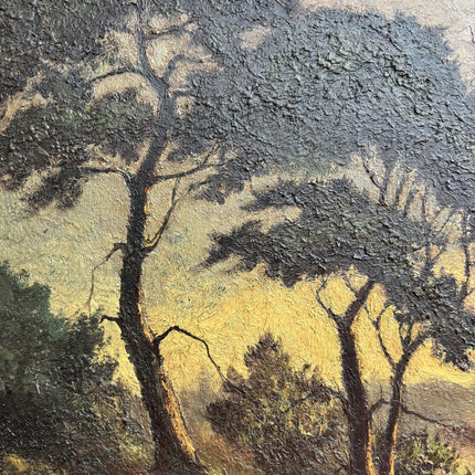 Rustic Scenery Oil Painting "Pine Trees" Authentic Art Holland Art Shop