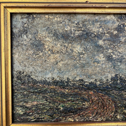 Refined Landscape Oil Painting "Gilded Frame" Handcrafted Small Art Holland Art Shop