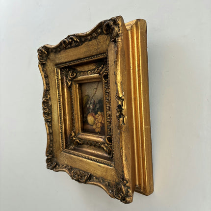 Authentic Still Life Oil Painting "Gilded Frame" Traditional Small Artwork Holland Art Shop