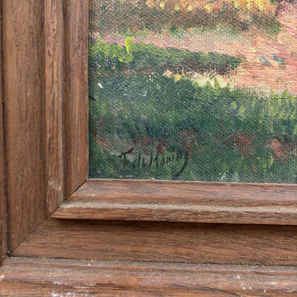 Handcrafted Interior Oil Painting "Horse Cart" Detailed Artwork Holland Art Shop