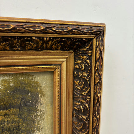 Handcrafted Landscape Oil Painting "Gilded Frame" Detailed Art Holland Art Shop