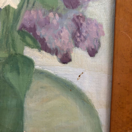 Handcrafted Flowery Still Life Oil Painting "Vase Flowers" Vintage Artwork Holland Art Shop