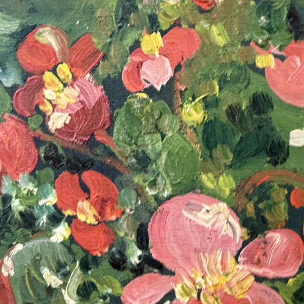 Expressive Floral Still Life Oil Painting "Flower Bouquet" Refined Small Art Holland Art Shop