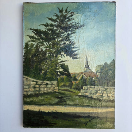 Original Landscape Oil Painting "Tall Pine" Refined Artwork Holland Art Shop