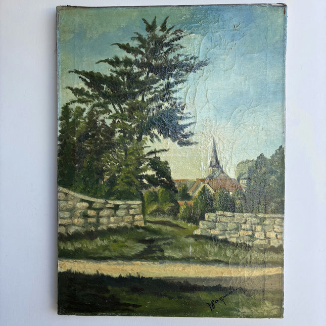 Original Landscape Oil Painting "Tall Pine" Refined Artwork Holland Art Shop
