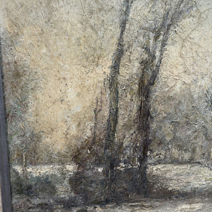 Detailed Landscape Oil Painting "Bare Trees" Timeless Artwork Holland Art Shop
