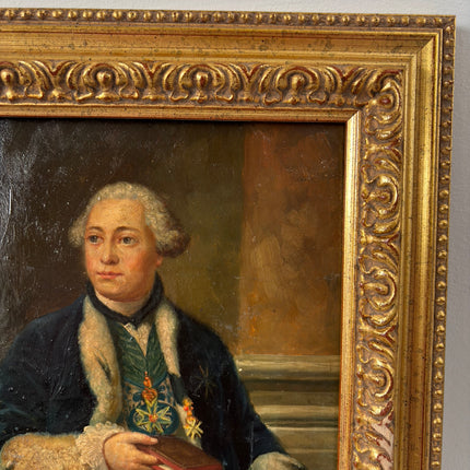 Remarkable Oil Painting Portrait "Noble Figure" Intriguing Small Artwork