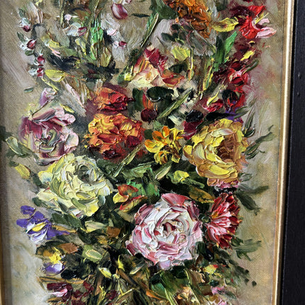 Elegant Floral Still Life Oil Painting "Floral Bouquet" Original Artwork Holland Art Shop