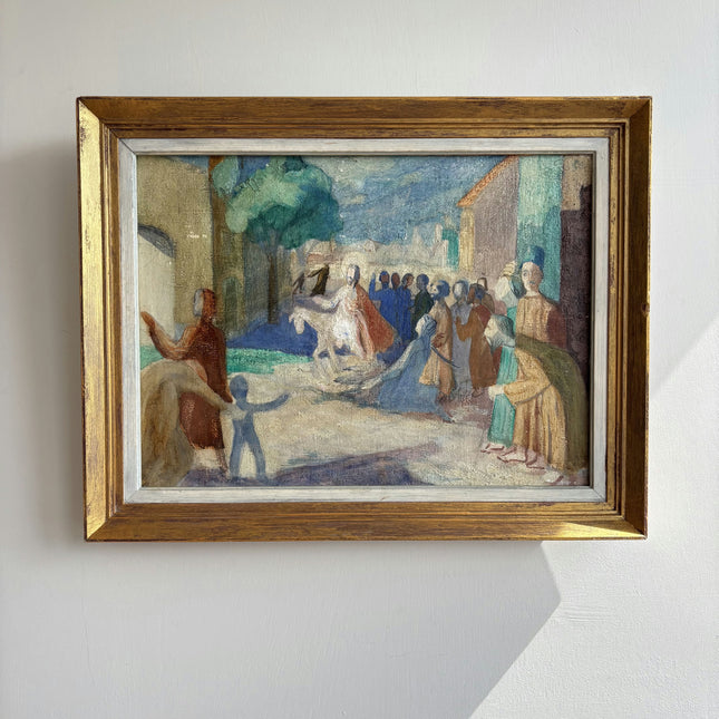 Rustic Religious  Oil Painting "Mounted Painting" Refined Artwork Holland Art Shop