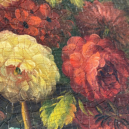 Refined Floral Still Life Oil Painting "Flower Basket" Timeless Art Holland Art Shop