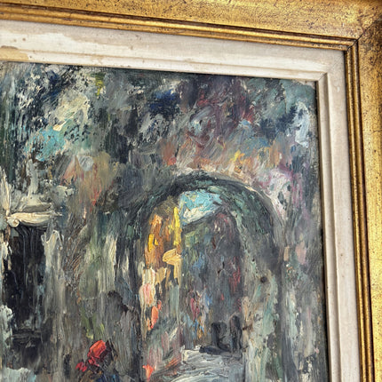 Authentic Cityscape Oil Painting "Gilded Frame" Classic Art Holland Art Shop