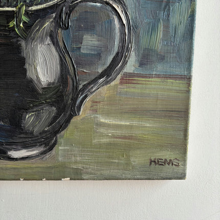 Elegant Floral Still Life Oil Painting "Flower Vase" Detailed Art Holland Art Shop