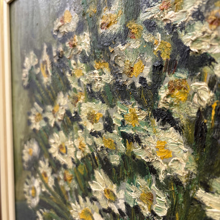 Authentic Floral Still Life Oil Painting "Blue Vase" Original Dutch Artwork Holland Art Shop