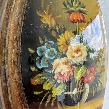 Refined Floral Still Life Oil Painting "Floral Tray" Timeless Small Artwork Holland Art Shop
