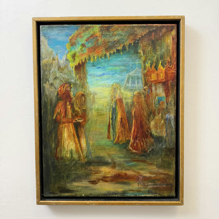 Vintage Figurative Oil Painting "Framed Canvas" Refined Art Holland Art Shop