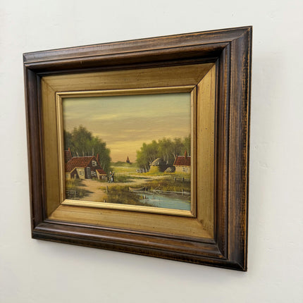 Refined Landscape Oil Painting "Framed Painting" Expressive Art Holland Art Shop