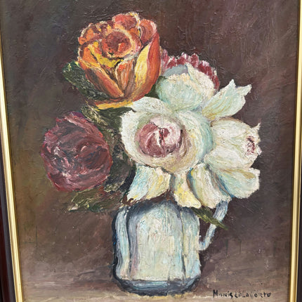 Vintage Still Life Oil Painting "Flower Vase" Authentic Art Holland Art Shop