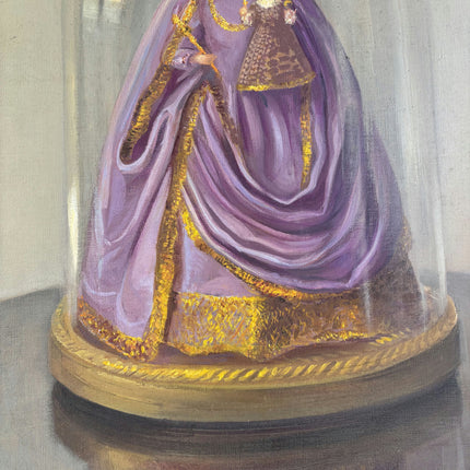 Vintage Religious  Oil Painting "Virgin Figure" Expressive Art Holland Art Shop