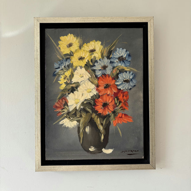 Expressive Floral Still Life Oil Painting "Flower Vase" Traditional Art Holland Art Shop