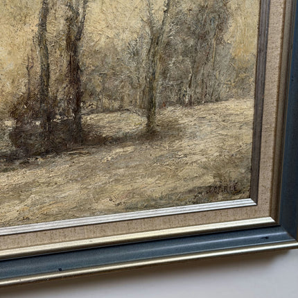 Detailed Landscape Oil Painting "Bare Trees" Timeless Artwork Holland Art Shop