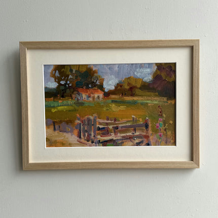 Detailed Landscape Oil Painting "Framed Painting" Rustic Small Artwork Holland Art Shop