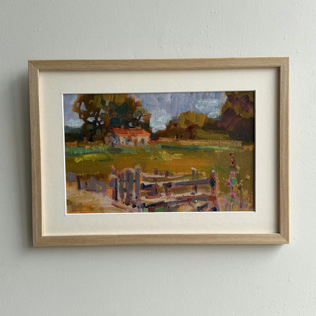 Detailed Landscape Oil Painting "Framed Painting" Rustic Small Artwork Holland Art Shop
