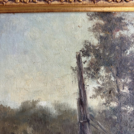 Original Landscape Oil Painting "Gilded Frame" Refined Artwork Holland Art Shop