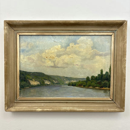 Vintage Landscape Oil Painting "River View" Classic Artwork Holland Art Shop