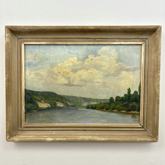 Vintage Landscape Oil Painting "River View" Classic Artwork Holland Art Shop