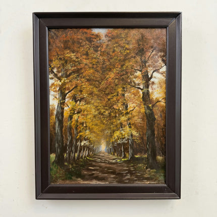 Traditional Landscape Oil Painting "Autumn Path" Classic Art Holland Art Shop