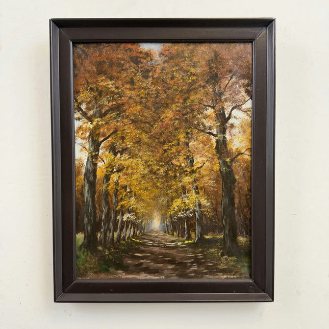 Traditional Landscape Oil Painting "Autumn Path" Classic Art Holland Art Shop