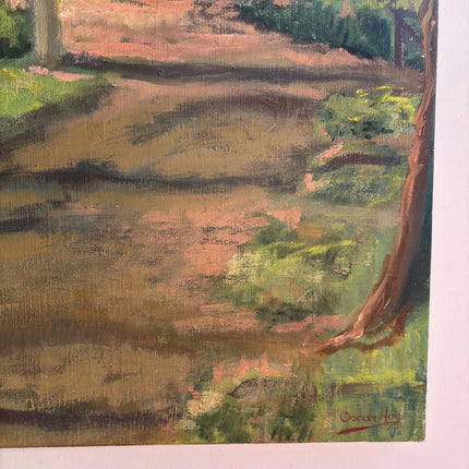 Expressive Farm Oil Painting "Country Road" Detailed Artwork Holland Art Shop