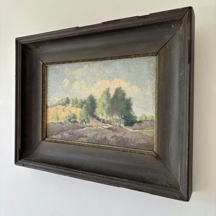 1941 Landscape Oil Painting "Framed Painting" Small Artwork Holland Art Shop