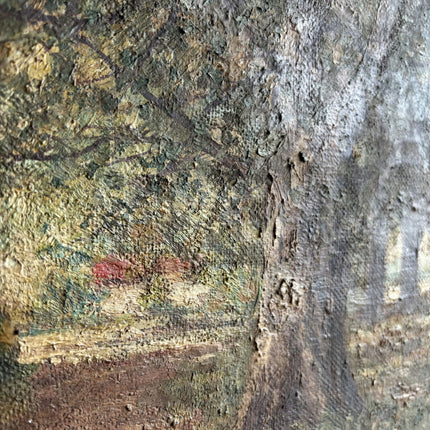 Classic Landscape Oil Painting "Gilded Frame" Expressive Artwork Holland Art Shop