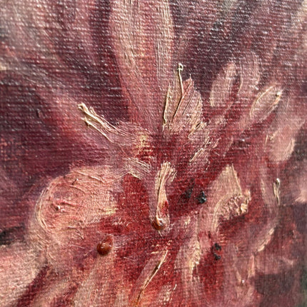 Traditional Floral Still Life Oil Painting "Pink Bouquet" Refined Artwork Holland Art Shop
