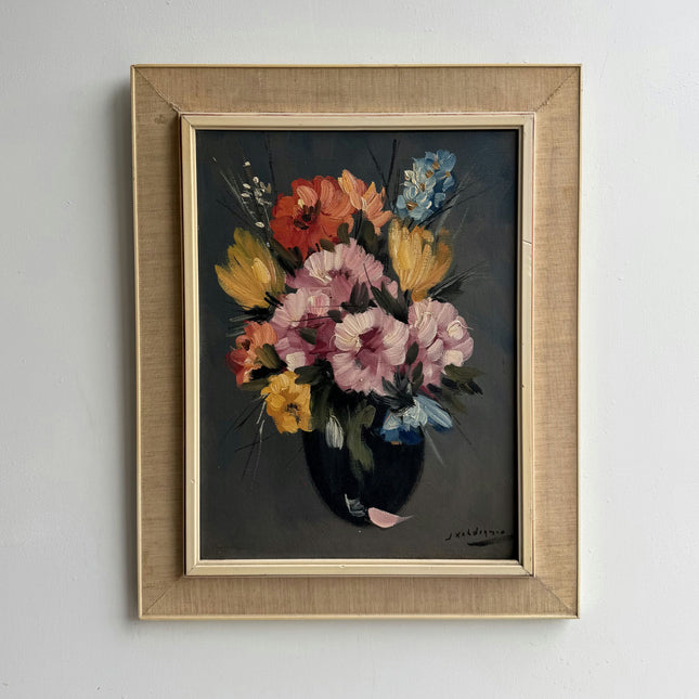 Timeless Floral Still Life Oil Painting "Flower Vase" Authentic Art Holland Art Shop