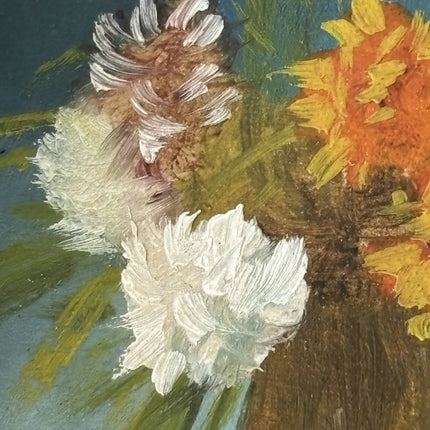 Timeless Floral Still Life Oil Painting "Flower Vase" Detailed Small Art Holland Art Shop