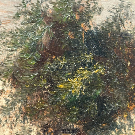 Original Landscape Oil Painting "Pine Tree" Authentic Artwork Holland Art Shop