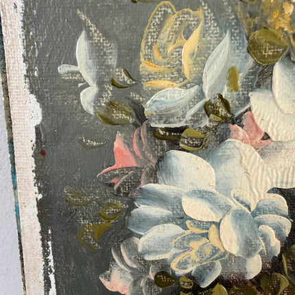 Striking Oil Painting Floral Still Life "Floral Arrangement" Small Artwork_HollandArtShop