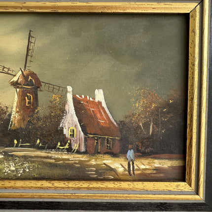 Detailed Landscape Oil Painting "Framed Painting" Elegant Small Artwork Holland Art Shop