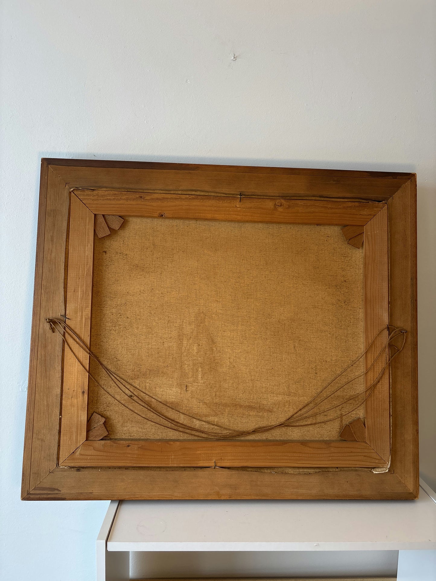 A Landscape Oil Painting "Skating Figure" Intriguing Large Art