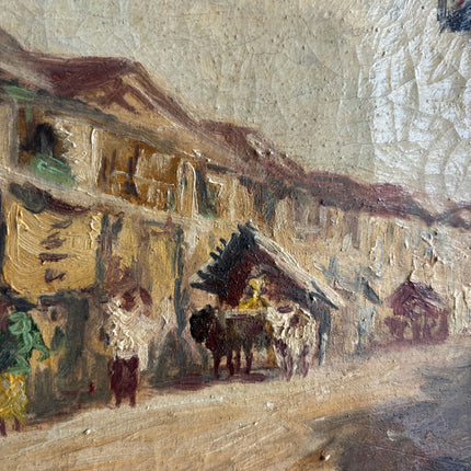Traditional Cityscape Oil Painting "Framed Painting" Elegant Artwork Holland Art Shop