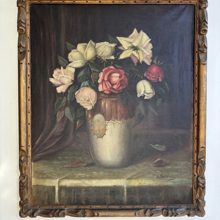 Timeless Still Life Oil Painting "Flower Vase" Classic Artwork Holland Art Shop