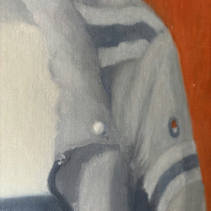 Vintage Still Life Oil Painting "Folded Jacket" Original Artwork Holland Art Shop